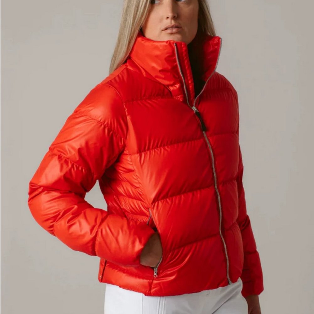 Krimson Klover Compas Down Puffer Jacket in Racing Red Size M - Picture 1 of 12
